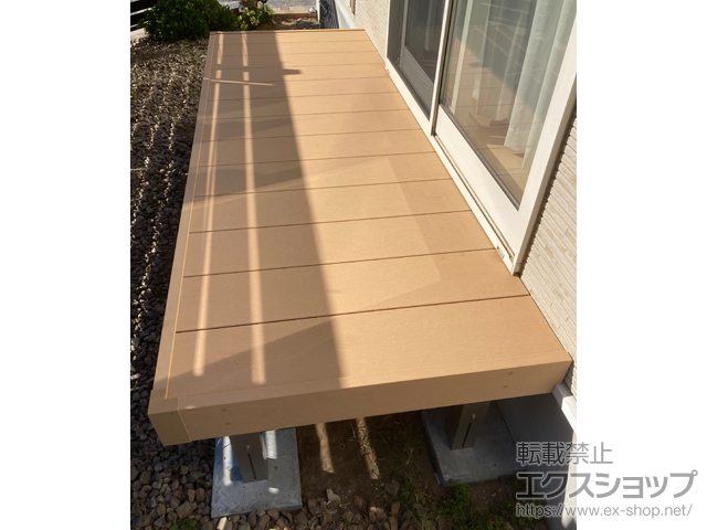 群馬県藤岡市ののウッドデッキ リウッドデッキ 200 施工例