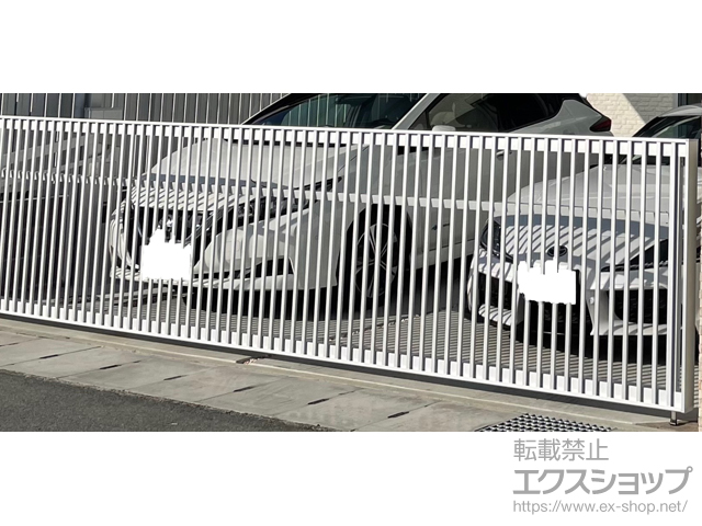 兵庫県姫路市ののカーゲート 【特注】ワイドオーバードアS2型 電動式 施工例