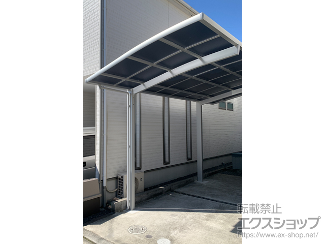 大阪府堺市ののカーポート ネスカR (ラウンドスタイル) 積雪〜20cm対応 施工例