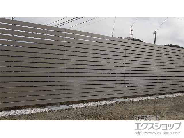 長野県上田市ののフェンス・柵 ルシアス スクリーンフェンスS03型 施工例