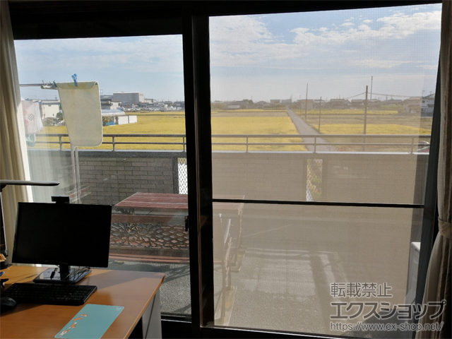 愛知県一宮市のの二重窓（内窓） インプラス 引違い窓 4枚建 施工例