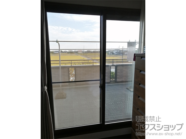 愛知県一宮市のの二重窓（内窓） インプラス 引違い窓 4枚建 施工例