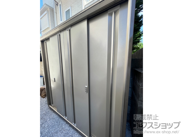 東京都杉並区のの物置・屋外倉庫 ナイソーシスター　1940×720×1903 KMW-197E-P-NG 施工例