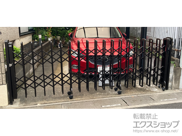 埼玉県さいたま市ののカーゲート レイオス2型 ノンレール 片開き 33S 施工例