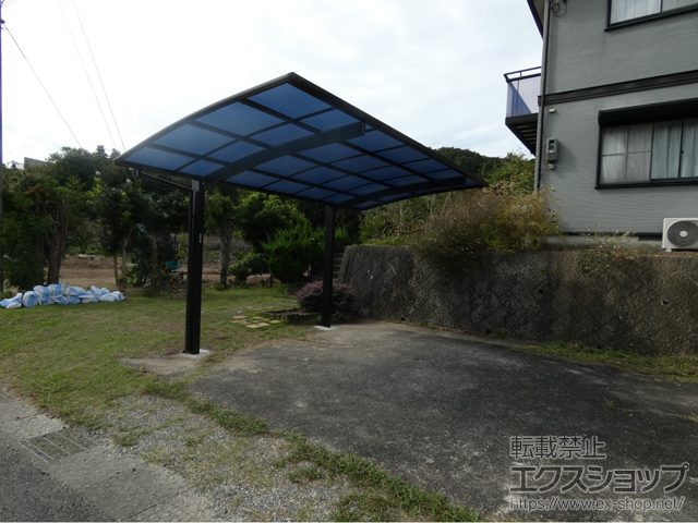 和歌山県田辺市ののカーポート プレシオスポート 積雪〜20cm対応 施工例