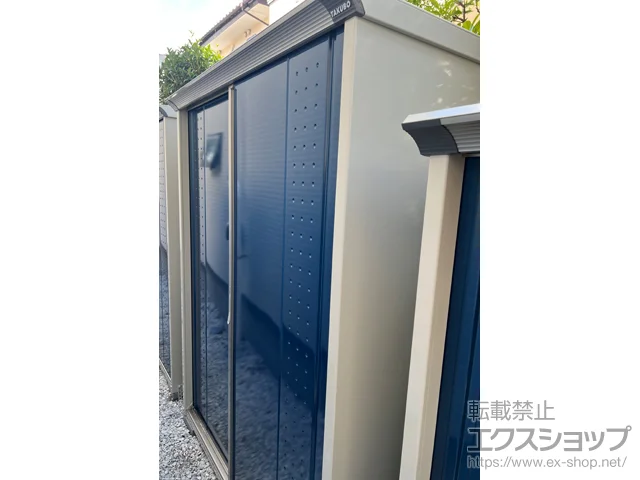 東京都町田市のの物置・収納・屋外倉庫 グランプレステージジャンプ 1488×650×1900(GP-156AF) GP-156AF-DB 施工例