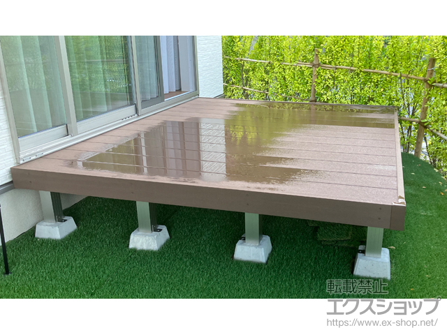 広島県広島市ののウッドデッキ リウッドデッキ 200 施工例