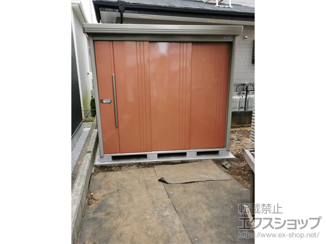 神奈川県秦野市のの物置・屋外倉庫 Mr.ストックマンダンディ 一般型 2348×1738×2110 ND-2317-T 施工例