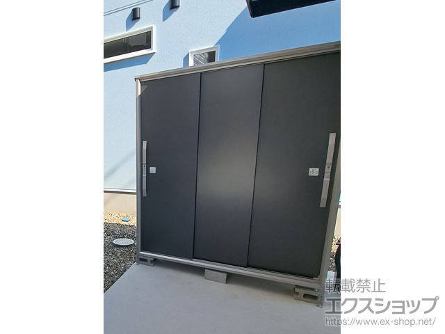 石川県金沢市のの物置・屋外倉庫 エスモ 一般型 1650×774×1913(ESF-1607A) ESF-1607A-GM 施工例