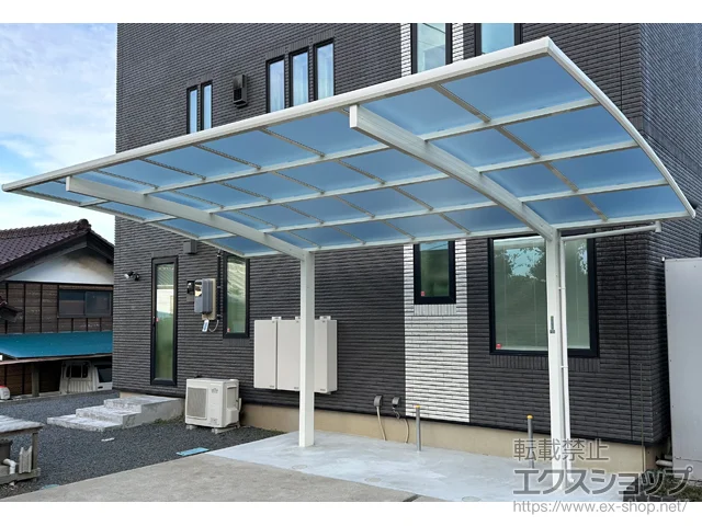 千葉県印西市のYKKAPのカーポート アリュース　積雪～20cm対応 施工例