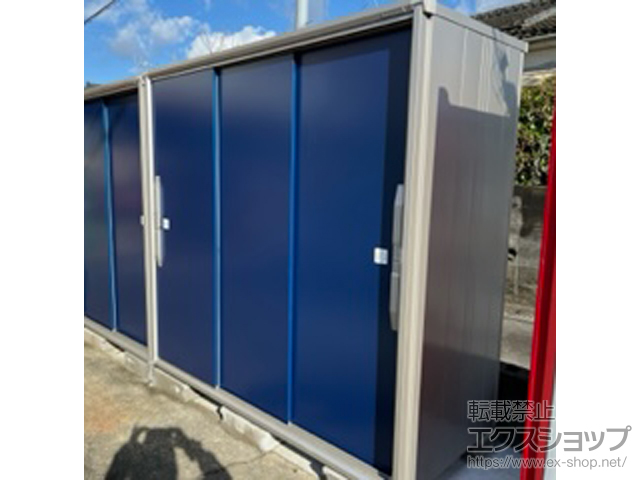 鹿児島県薩摩川内市のの物置・屋外倉庫 エスモ 一般型 1950×924×1913 ESF-1909A-DO 施工例