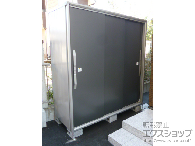 長野県長野市のの物置・屋外倉庫 エスモ 一般型 1800×774×1913 ESF-1807A-GM 施工例