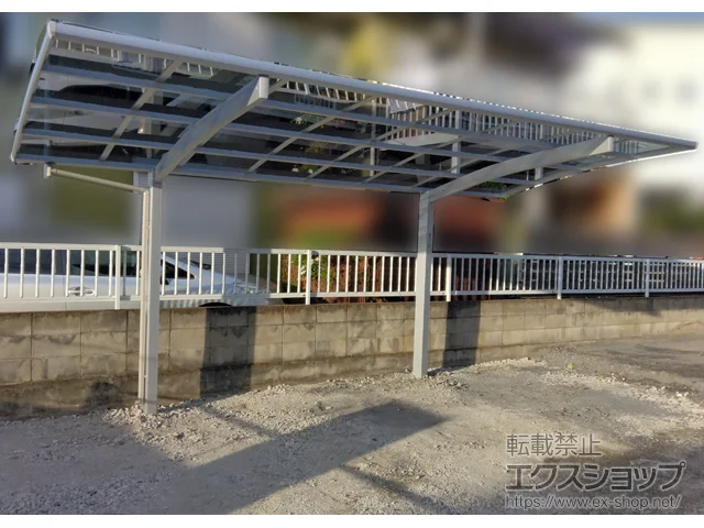 群馬県高崎市のYKKAPのカーポート アリュース　積雪～20cm対応 施工例