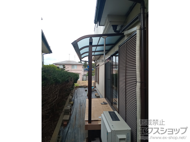 茨城県牛久市ののウッドデッキ リウッドデッキ 200 施工例