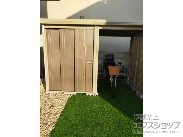 宮城県遠田郡美里町のの物置・屋外倉庫 Mr.ストックマン プラスアルファ 一般型 3015×1590×2110 TP-3015-B 施工例