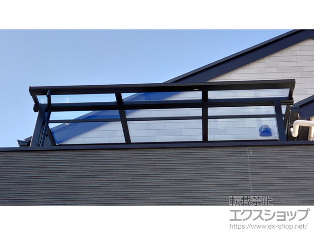 神奈川県横浜市ののバルコニー・ベランダ屋根 スピーネ F型 屋根タイプ 単体 積雪〜20cm対応 施工例