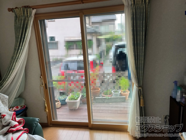 神奈川県相模原市のの二重窓（内窓） インプラス 引違い窓 2枚建 施工例