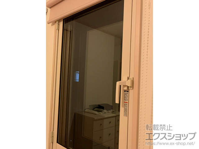 大阪府枚方市のの二重窓（内窓） インプラス 開き窓 外観左吊元 施工例