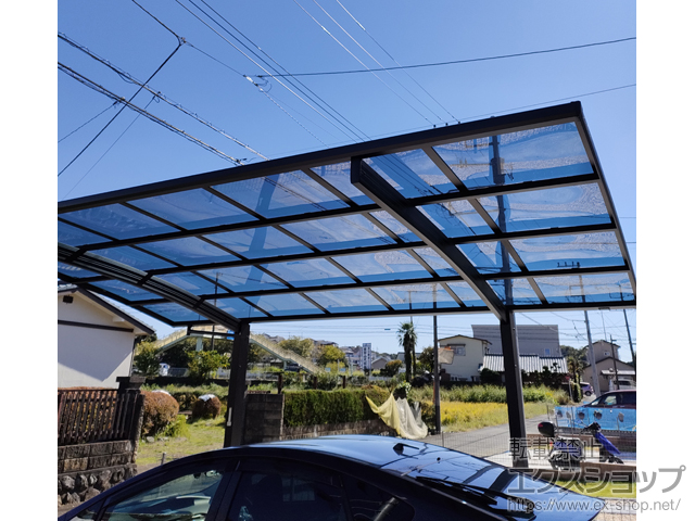 神奈川県平塚市ののカーポート アリュース　積雪〜20cm対応 施工例