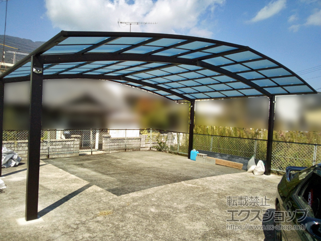 広島県呉市ののカーポート アリュース トリプル　積雪〜20cm対応 施工例