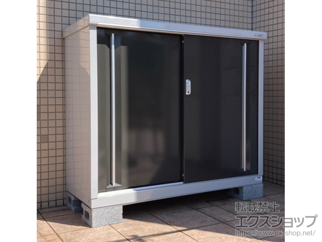 東京都町田市のの物置・屋外倉庫 シンプリー 一般型 1320×515×1103 MJX-135B-EB 施工例