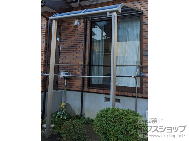 神奈川県秦野市ののテラス屋根 ソラリア R型 テラスタイプ 単体 積雪〜20cm対応 施工例