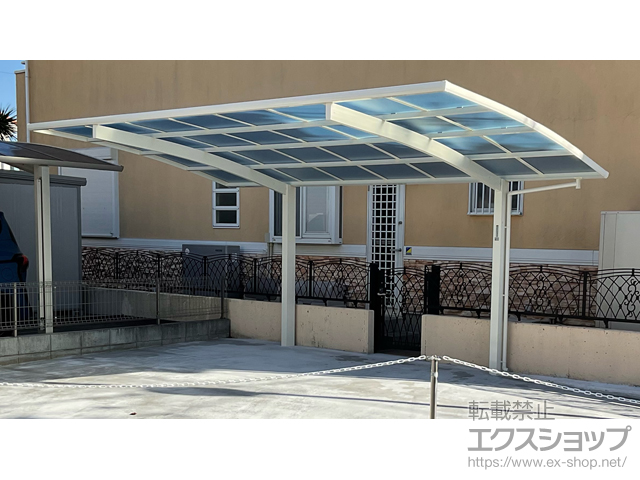茨城県守谷市ののカーポート アリュース　積雪〜20cm対応 施工例