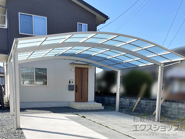 山口県美祢市ののカーポート アリュース ツイン　積雪〜20cm対応 施工例
