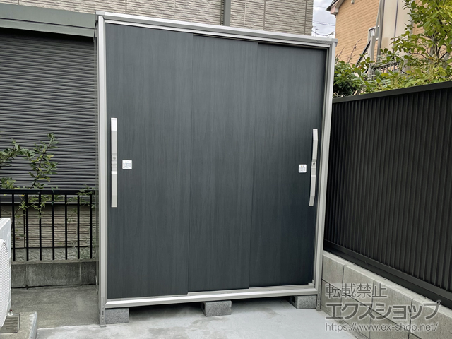 東京都町田市のの物置・屋外倉庫 エスモ 一般型 1650×924×1913 ESF-1609A-WE 施工例