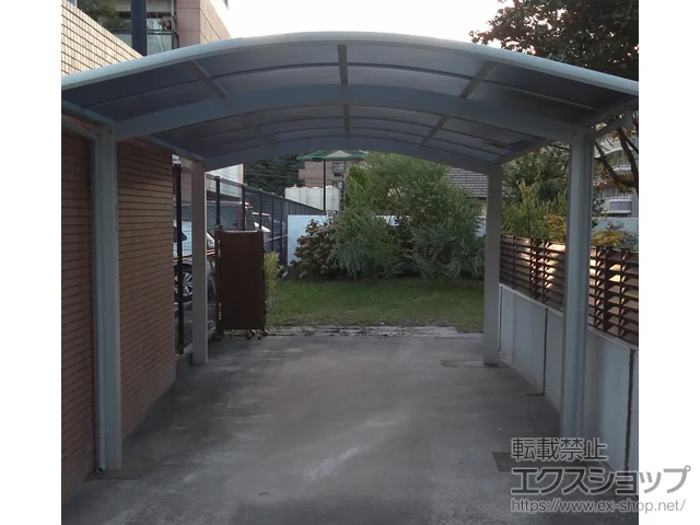 福岡県福岡市のYKKAPのカーポート アリュース ワン　積雪～20cm対応 施工例