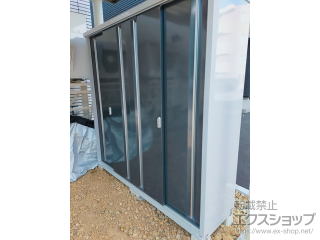 北海道札幌市のの物置・屋外倉庫 シンプリー 一般型 1940×515×1903（MJX-195E-P） MJX-195E-P-CG 施工例