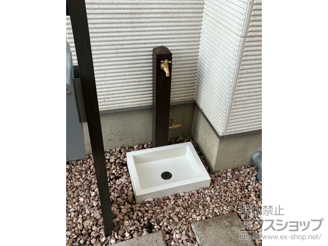 神奈川県横浜市のの立水栓・ガーデンシンク 立水栓ユニット モ・エットL 施工例