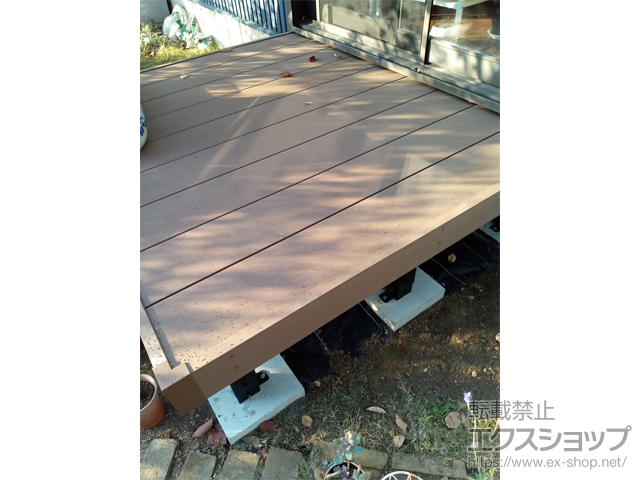 神奈川県横浜市ののウッドデッキ マージウッドデッキ 施工例