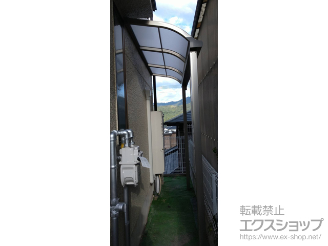 広島県広島市ののテラス屋根 スピーネ R型 テラスタイプ 単体 積雪〜20cm対応 施工例