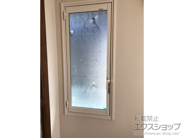 山口県宇部市のの二重窓（内窓） インプラス 開き窓 外観左吊元 施工例