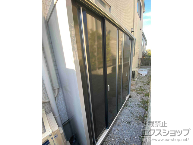 神奈川県横浜市のの物置・屋外倉庫 シンプリー 一般型 1940×515×1903 MJX-195E-P-EB 施工例
