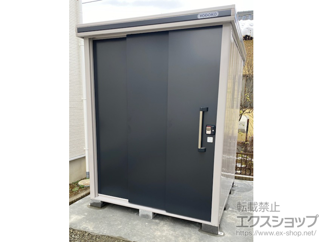 福島県郡山市のの物置・屋外倉庫 エルモ 積雪型 1870×1870×2359(LMDS-1818H) LMDS-1818H-SM 施工例
