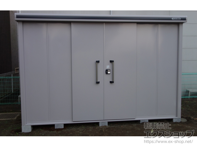 神奈川県川崎市のの物置・屋外倉庫 エルモ 一般型 3620×1870×2359 LMD-3618H-CB 施工例