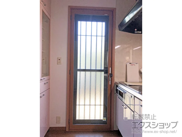 千葉県長生郡長生村のの内窓（二重窓・二重サッシ） インプラス テラスドア 外観右吊元 施工例