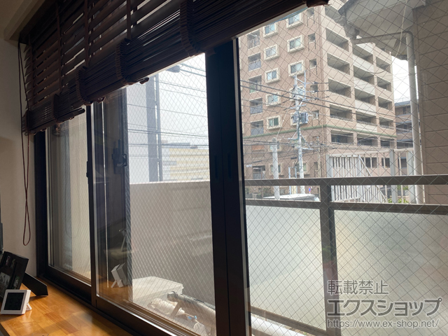 福岡県福岡市のの二重窓（内窓） インプラス 引違い窓 変則4枚建 施工例
