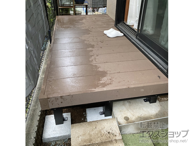 東京都大田区ののウッドデッキ マージウッドデッキ 施工例