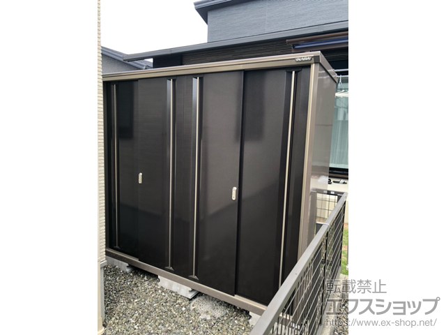 鹿児島県薩摩川内市のの物置・屋外倉庫 ナイソーシスター　2160×720×1903 KMW-217E-P-CB 施工例