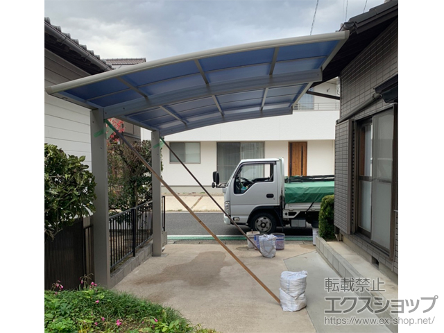 愛知県豊田市ののカーポート プレシオスポート 積雪〜20cm対応 施工例