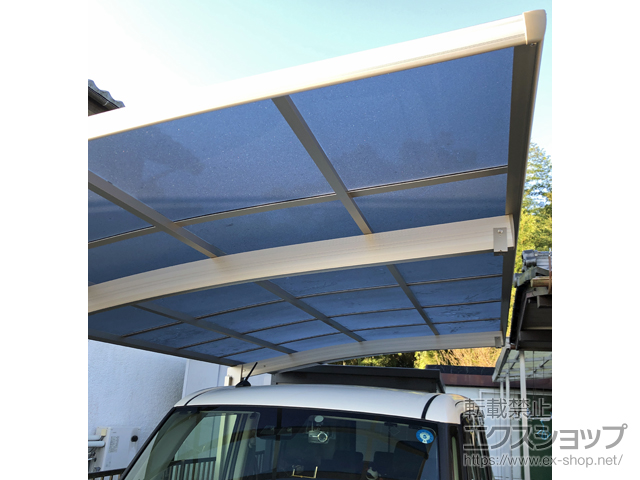 滋賀県彦根市ののカーポート プレシオスポート 積雪〜20cm対応 施工例