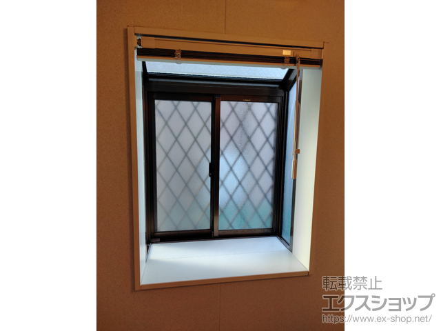 千葉県船橋市のの二重窓（内窓） インプラス 開き窓 外観右吊元 施工例