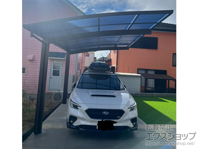 静岡県島田市ののカーポート プレシオスポート 積雪〜20cm対応 施工例