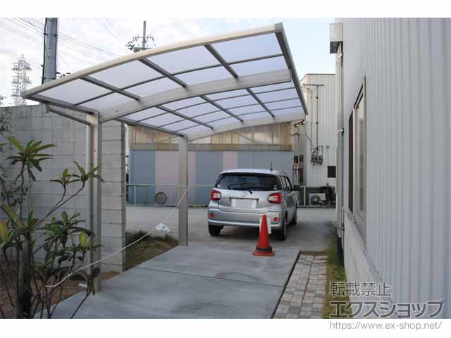 兵庫県尼崎市ののカーポート アリュース　積雪〜20cm対応 施工例