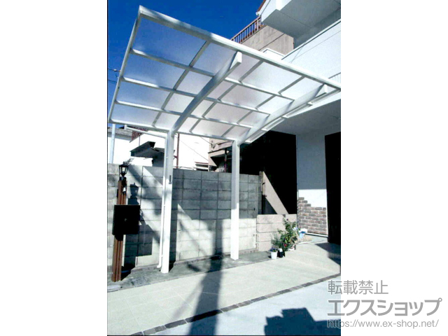 大阪府吹田市ののカーポート アリュース　積雪〜20cm対応 施工例