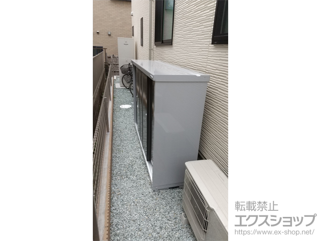 宮城県仙台市のの物置・屋外倉庫 シンプリー 一般型 1940×515×1303（MJX-195C-P） MJX-195C-P-EB 施工例