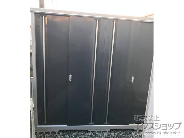 愛知県知多郡阿久比町のの物置・屋外倉庫 シンプリー 一般型 2160×905×1903（MJX-219EP） MJX-219E-P-CG 施工例